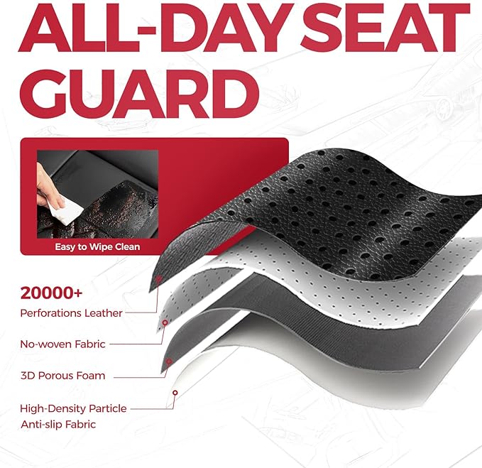 FREESOO Seat Covers for Honda CRV, Custom Fit Seat Covers Full Set, CRV LX EX EX-L Sport Touring Special Edition Trailsport Hybrid & Gas 2023 2024 2025 2026, Leather Waterproof Seat Cover, Black&Blue