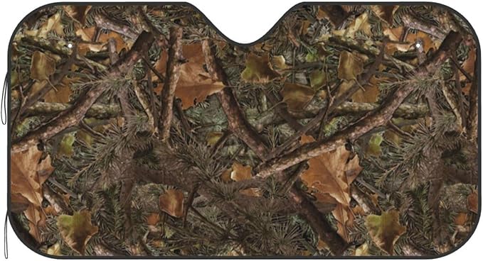 Camouflage Hunting Car Windshield Sunshade Front Window Sun Visor Protector Foldable Shield Cover for Truck SUV