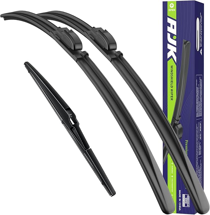 AJK Wiper Blades for Mazda CX-5 2013 2014 2015 2016, 2 Piece All Weather OEM Quality Automotive Replacement Windshield Wiper Blades for My Car