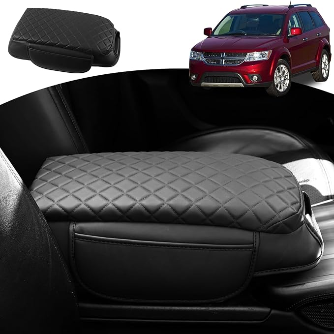 Center Console Armrest Cover for 2011-2020 Dodge Journey Cushion Pad Armrest Box Cover Protector Dodge Journey Interior Accessories (Journey11-20 pad)