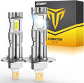 FAHREN 2025 Upgraded H1 Bulb, 1:1 Mini Size H1 Fog Light Bulbs, Plug and Play No Adapter Required Non-Polarity, Super Bright 6500K, IP68 Waterproof Pack of 2