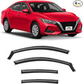 Voron Glass in-Channel Extra Durable Rain Guards for Nissan Sentra 2020-2025, Window Deflectors, Vent Window Visors, 4 Pieces - 200903