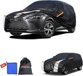 RX350 Car Cover 100% Waterproof All Weather, Gift with Towel, 10 Layers SUV Car Cover Custom Fit 2003-2025 RX/RX350/RX450H/RX500H, Outdoor Car Covers Rain Sun UV Protection with Door Zipper.
