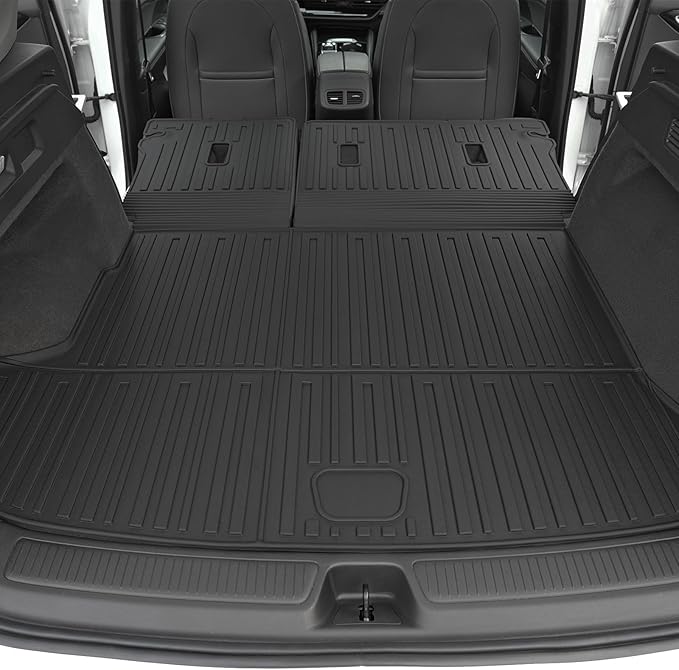 Floor Mats Set for Buick Envision 2021-2025 Accessories, Full Coverage All Weather Floor Mats Cargo Mat with Backrest Protectors & Door Sill Guards