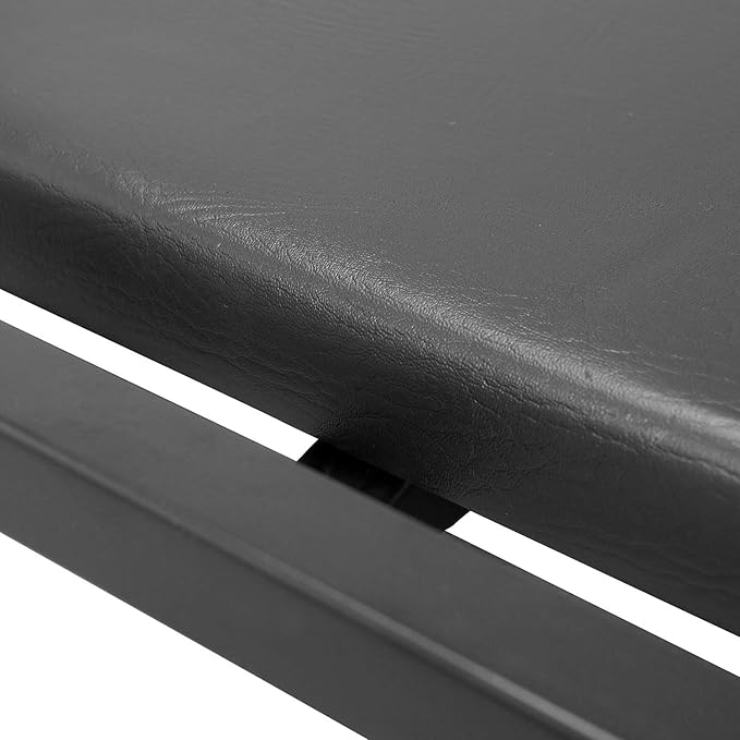 Torin ATR6452B Rolling Garage/Shop Creeper: 40" Padded Mechanic Cart with Adjustable Headrest and 6 Casters, Black