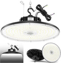 300W UFO LED High Bay Light 1-10V Dimmable, 5000K Daylight 42000LM, UL DLC Listed Low Bay LED Lights for Workshop Factory Warehouse, IP65 Waterproof Shop Lights Low Bay Lighting 100-277VAC Input