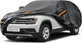 Kayme 7 Layer SUV Car Cover Custom Fit for Volkswagen VW Atlas (2017-2025) Waterproof All Weather for Automobiles, Outdoor Full Cover Sun Rain UV Protection.Black