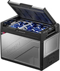 BougeRV 12 Volt Portable Refrigerator, 69 Quart Rocky V2.0 Dual Zone Car Fridge Freezer with APP Control, Compressor Cooler 12/24V DC, 110~240V AC for Overlanding, Camping, Travel, RV, Truck