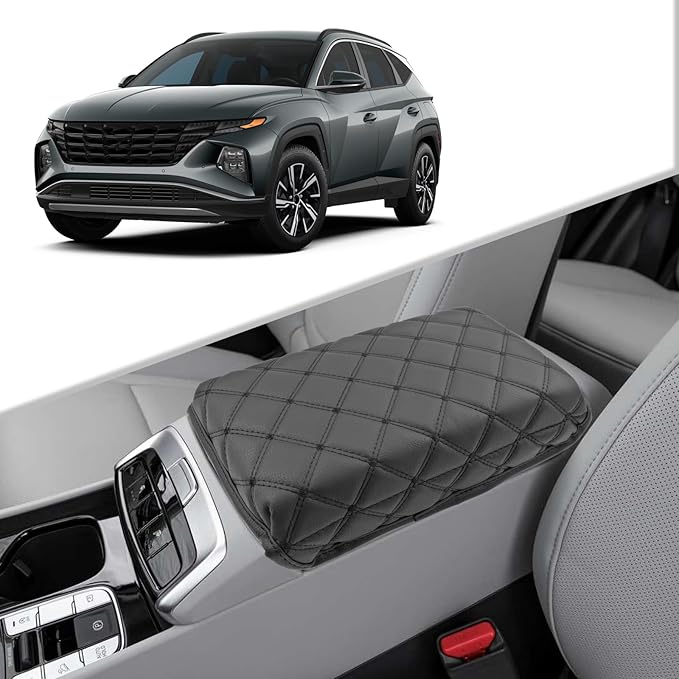 CDEFG for 2022 2023 2024 Hyundai Tucson Santa Cruz Center Console Armrest Cover Arm Rest Box Protector for Tucson Santa Cruz 2022 2023 2024 Interior Accessories