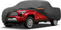 MORNYRAY Compatible with Toyota Tacoma,Car Cover Outdoor Waterproof Sun Rain Snow Hail Protection with Driver Door Zipper (Black, Custom Fit Toyota Tacoma)