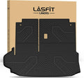 LASFIT Trunk Mat & Backrest Mat for Toyota Highlander 2020-2025 7&8 Seats(Not Fit with Subwoofer), All Weather TPE Custom Fit Cargo Liner for Highlander Accessories Rear Cargo Mat with Backrest Mat