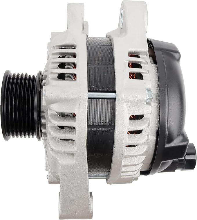 Ezexpreze 11390 Alternator Replacement for 2.4L Honda Accord 2008 2009 2010 2011 2012,Acur.a TSX 2009 2010 2011 2012 2013 2014 130A,12V,CW,7-Groove Pulley, OE#11390,1042105890,12870