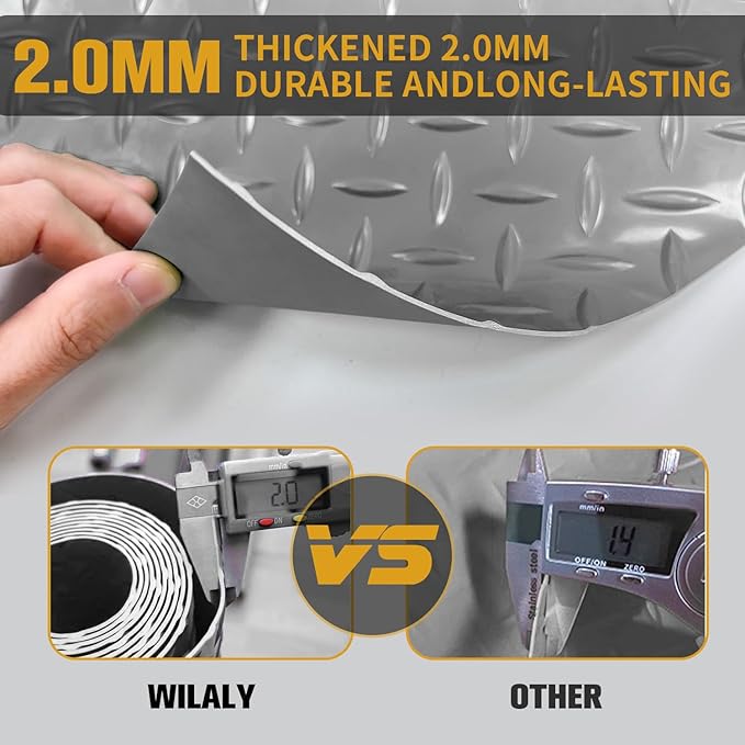 Premium Garage Floor Mat, Commercial Grade Heavy Duty Parking Mat for Garage Floor, Golf Cart Parking, Water/Stain Resistant Floor Runner (Grey Diamond, 2 Rolls x 4 x 10 Feet)