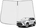Windshield Sun Shade for 2024-2025 2026 Toyota Grand Highlander Accessories Thicken 6-Layer Front Window Sunshade Cover Sun Visor Protector Foldable Block UV Rays Keep Vehicle Cool