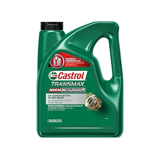 Castrol Transmax High Mileage Automatic Transmission Fluid, 1 Gallon (Pack of 1)