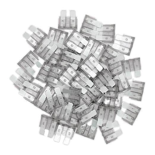 (80Pcs) 25Amp Standard Fuse, 25A Car Blade Fuses for Car/RV/Truck/SUV/Motorcycle/Boat