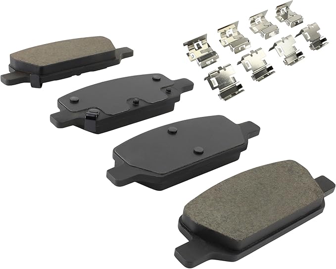 Premium Ceramic Rear Brake Pads (1001-2283C) Compatible with Tesla 3 2017-2023, Tesla Y 2020-2024