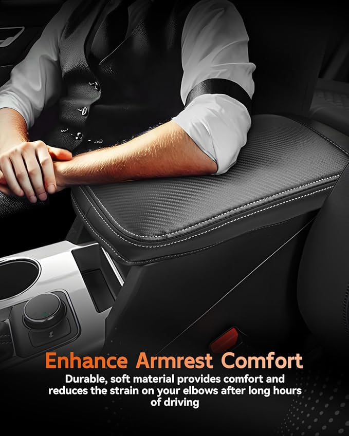 CDEFG for Chevrolet Blazer 2019-2025 Center Console Cover Armrest Box Cover for Chevy Blazer (2LT, 3LT, Premier, RS) 2020 2021 2022 2023 2024 2025 Accessories Console Arm Rest Protector
