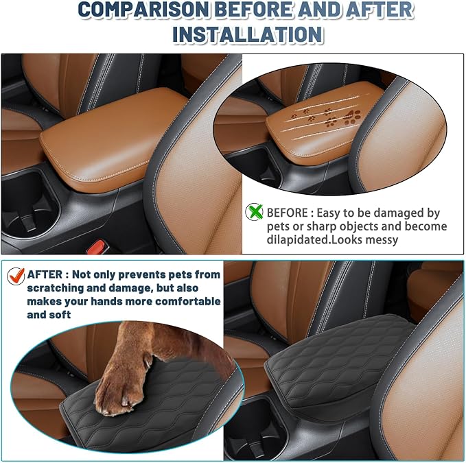 Ruiya 2025 Outback Armrest Cover,for Subaru Outback Wilderness 2025 Accessories Center Console Cover Compatible with 2020-2023 2024 2025 Subaru Outback Wilderness/Touring/Premium/Base/Limited
