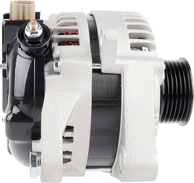 Ezexpreze 11032 New Alternator Compatible for Lexus for RX330 V6 3.3L 2004-2006 for Lexus for ES330 V6 3.3L 2004-2006, 130A High Output Alternator Replaces 104210-4180 104210-4190