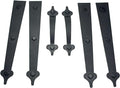 Household Essentials Garage Handle and Hinge Magnets – Decorative Magnetic Hardware Steel Doors, Easy Installation, Durable & Weatherproof, Set of 6