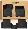 LASFIT Floor Mats for Ford Maverick 2022-2025(for Gasoline Models Only) All Weather Car Floor Pretoctor TPE Truck Liners for Ford Maverick Gas, 1st & 2nd Row Black