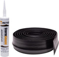 Storm Shield® 16’ Garage Door Seal Threshold Strip - Durable PVC Rubber Seal Strip - Flame Resistant, Weatherproofing Garage Door Installation - Epoxy Adhesive - Made in The USA