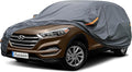 Premium Car Cover Custom Fit Hyundai Tucson (2004-2025), 16 Layers Heavy Duty Car Cover Waterproof All Weather with Zipper Door for Sun Rain Snow Dust Uv Protection
