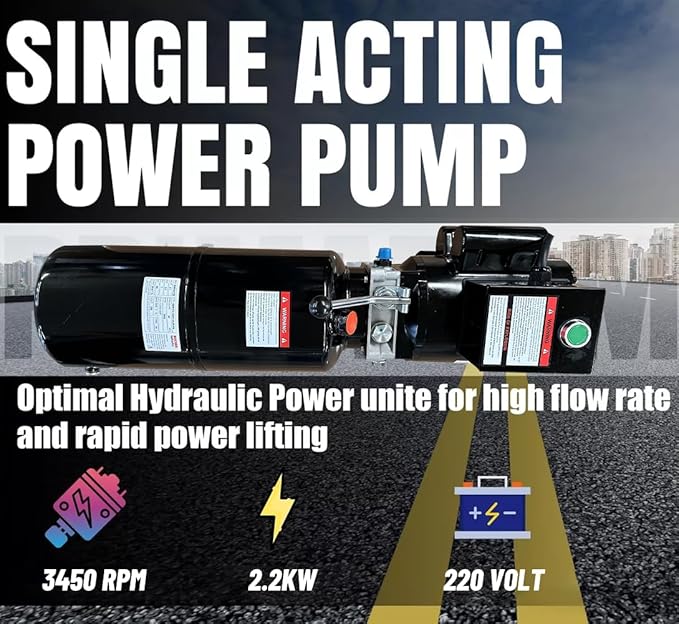 10000lbs 2 Post Lift Car Lift Auto Vehicle Car Lift Truck Hoist Floor Plate 220V (10000lbs)