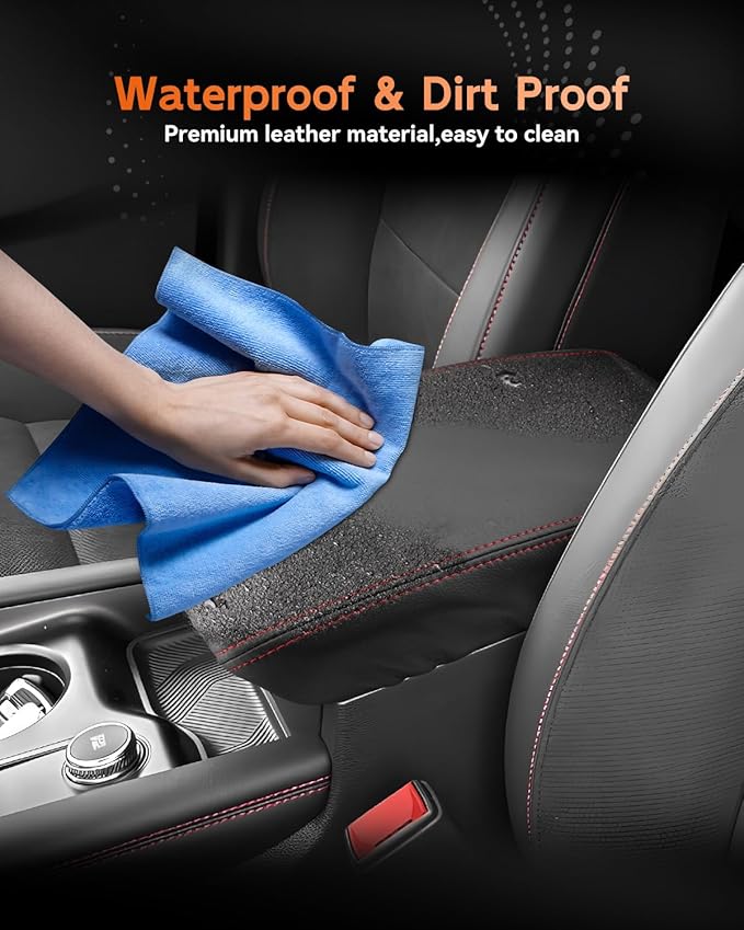 CDEFG for 2025 Ford Explorer Center Console Cover Armrest Box Cover for Explorer 2020 2021 2022 2023 2024 2025 Accessories Console Arm Rest Protector