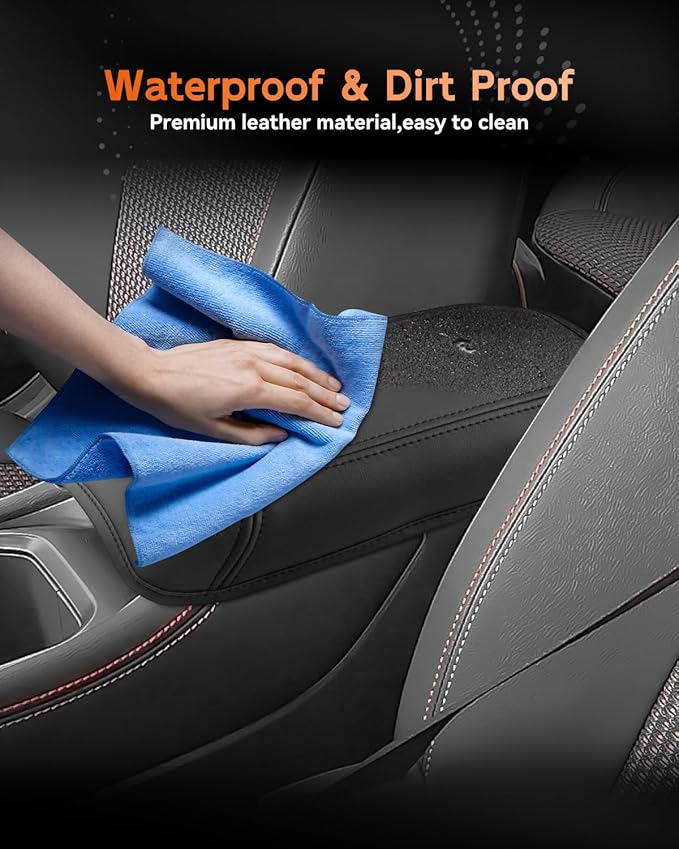 CDEFG for 2025 Nissan Kicks Center Console Cover Armrest Box Cover for Kicks (S, SV, SR) 2025+ Accessories Console Arm Rest Protector