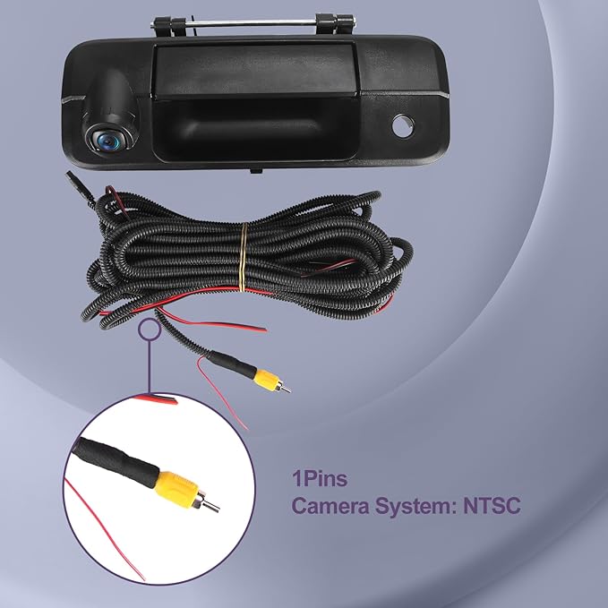69090-0C051 Rear View Back up Camera Compatible with Toyota Tundra 2007 2008 2009 2010 2011 2012 2013 4.0L V6 / 4.6L 4.7L 5.7L V8 Backup Camera Replace# 81214 86790-34030