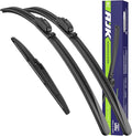 AJK Front Windshield Wiper for Hyundai Venue 2020 2021 2022 2023 2024, Original Equipment Back Window Wipers Blades, Conventional, Vehicle Specific Fit, Pack of 3
