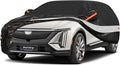 10 Layers SUV Car Cover Custom Fit for Cadillac Lyriq (2022-2025), Waterproof All Weather for Automobiles, Outdoor Full Cover Sun Dust Rain Protection with Cotton. Black