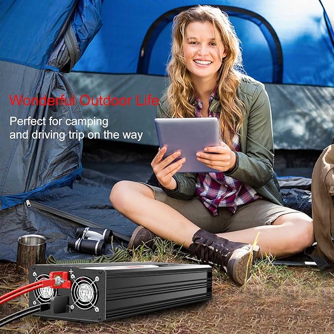 Xijia 3000W (Peak Power 6000W) Pure Sine Wave Inverter DC 36V to AC 120V 60HZ Solar Converter for Home Use car (DC36V (Range 30V-45V) 3000W)