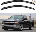 Window Visors Rain Guards for 2014-2018 Chevy Silverado/GMC Sierra 1500 Regular Cab, Out-Channel Window Vent Wind Deflectors Visors Shades for 15-19 Silverado/Sierra 2500HD 3500HD, 2PCS