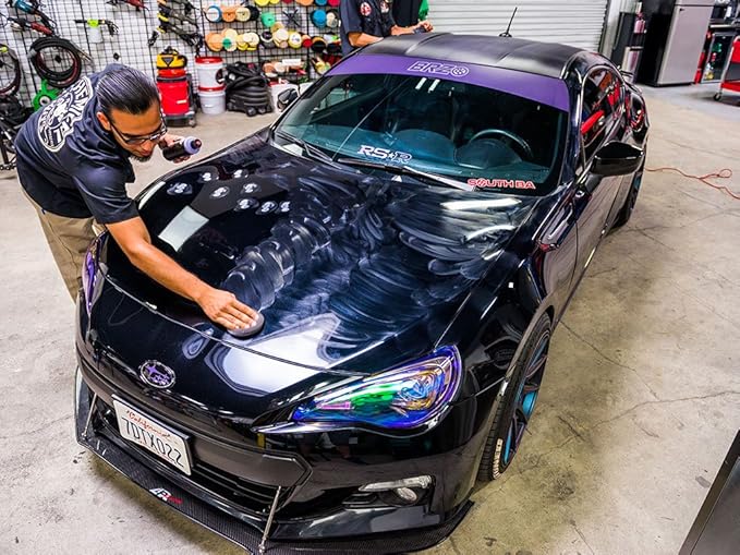 Chemical Guys GAP 619 16 Black Light Hybrid Radiant Finish, Glaze & Sealant, (Safe for Cars, Trucks, SUVs, & More) for Black and Dark Colored Cars, 16 fl oz