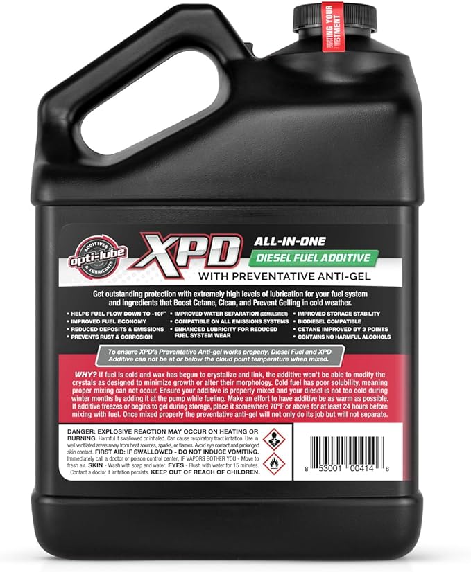 Opti-Lube XPD All-Season Diesel Fuel Additive - Gallon (1 Gallon (Treats 512 Gallons))