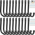 20 Pcs Heavy Duty Garage Storage Utility Hooks, 4.1Inch J Hangers Wall Hooks for Hanging Bikes, Ladders, Cord, Hose, Garden Tools
