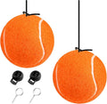 2PCS Garage Parking Aid,Height Adjustable Garage Parking Sensor for Guided Garages Parkings,Fashion Tennis Garages Car Stop Indicator for Avoiding Collisions Cars Accessories (Orange/2PCS)