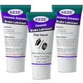 Keze Ceramic Brake Lubricant Grease Break Caliper Lube for Sliding Pin Parts Pad Superior Heat Resistance,Prevents Seizing Stops Squeaking,1 oz-3 Pack