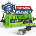 FORM 24 Volt Battery Charger for Genie Skyjack, JLG Scissor Lift, Forklift, Electric Pallet Jack, Floor Scrubber - 24V 25A (24V SB-50)