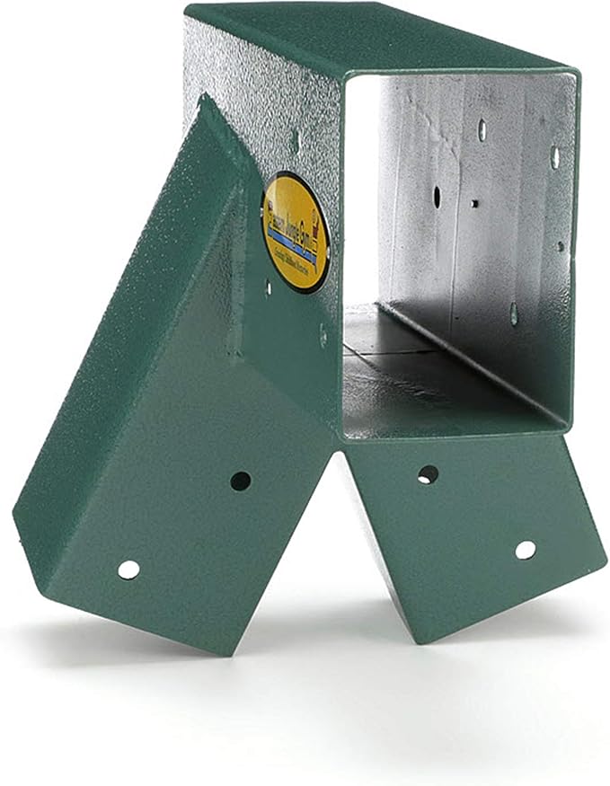Eastern Jungle Gym Easy 1-2-3 A-Frame Swing Set Bracket Heavy Duty for EZ, Simple Install - DIY Swing Set Parts Green