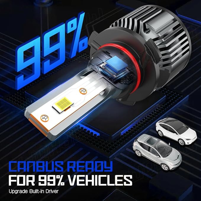 Compatible For Chevy Silverado 1500 2500 3500 High Low Beams and Fog Lights Bulbs Combo 2003 2004 2005 2006, 6500K White, 500% Brightness, Plug n Play, Pack of 6