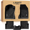 LASFIT Floor Mats for Jeep Renegade 2015-2023 All Weather TPE Custom Fit Car Mats Floor Liners 1st & 2nd Row, Black