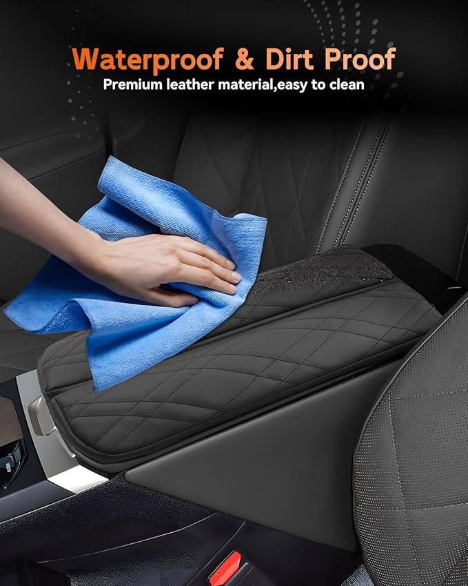 CDEFG for 2022-2025 BMW iX Center Console Cover Armrest Box Cover for 2023 2024 2025 iX (xDrive50, M60) Accessories Console Arm Rest Protector