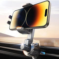 LISEN Back to School Phone Mount for Car Vent [Never Blocking] 360 Rotatable Car Phone Holder Air Vent Clip Hands Free Cellphone Car Mount for iPhone 16 Pro Max Plus 16e 15 14 Samsung Android, Black