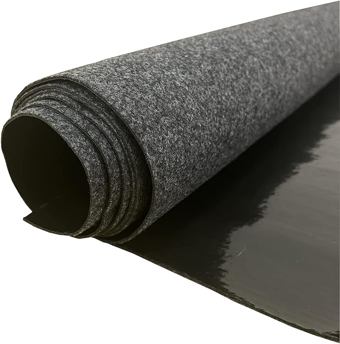 Oil Spill Mat 36x48 Inches Car Trunk Mat Rubber Backing Layer Oil Drip Pan for Under Car Waterproof Garage Mats Protects Floor from Spills, Drips, Splashes and Stains Washable and Reusable