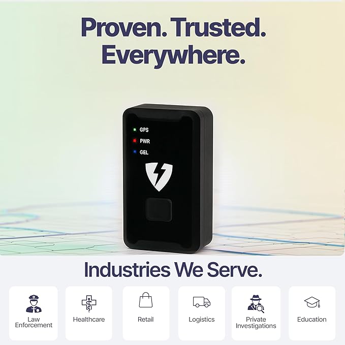 Lightning GPS GL300 GPS Tracker for Vehicles – Real-Time Location Tracking, Anti-Theft & Fleet Management, Speed & Mileage Monitoring, Wireless Hidden Device for Cars & Trucks – Subscription Required
