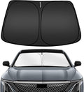 ARISMOTOR Windshield Sun Shade for Cadillac Lyriq Electric 2023-2025, Custom Fit Foldable Front Window Sunshade Sun Visor Protector, Block UV Rays Keep Your Car Cooler